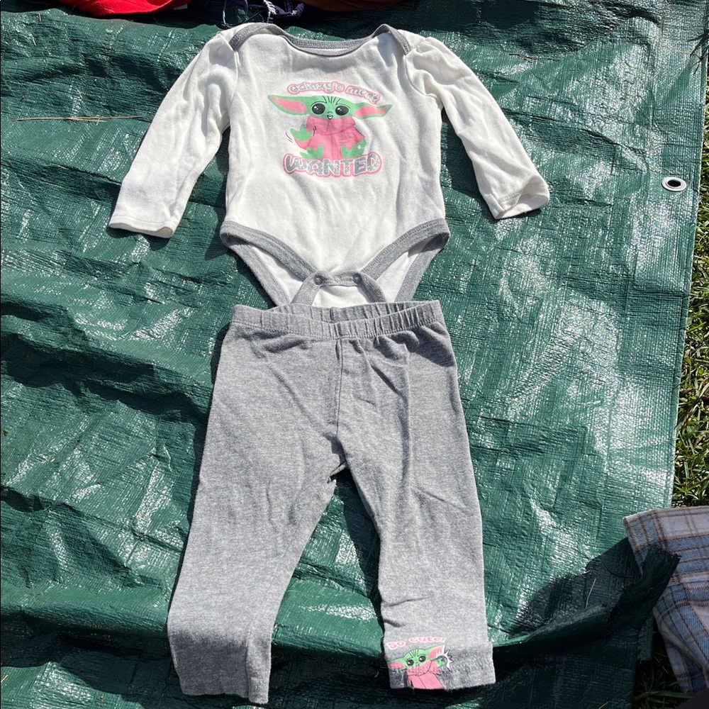 Star Wars Baby Yoda Baby Outfit